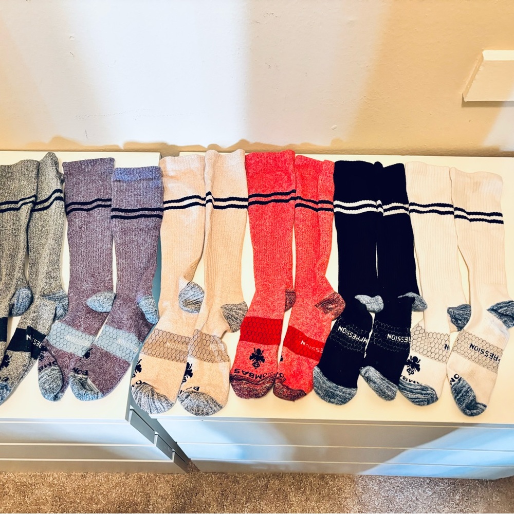 Women's Everyday Compression Sock 6-Pack (15-20mmHg) size medium